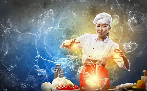 HD wallpaper: Creative Asian Chef, food, art, cooking art | Wallpaper Flare