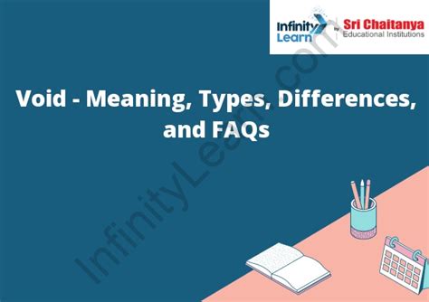 Void - Meaning, Types, Differences, and FAQs - Infinity Learn by Sri Chaitanya