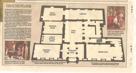 Downton Abbey Floor Plan 3 | Dessin architecture, Cartographie, Image ...