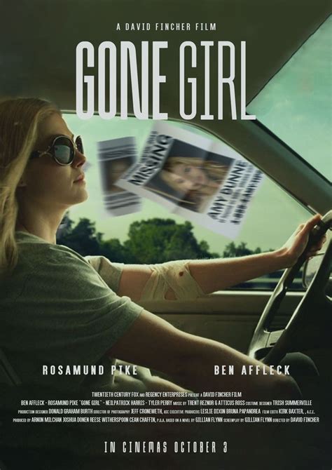 Gone Girl Poster | Poster de peliculas, Paginas de peliculas, Peliculas ...