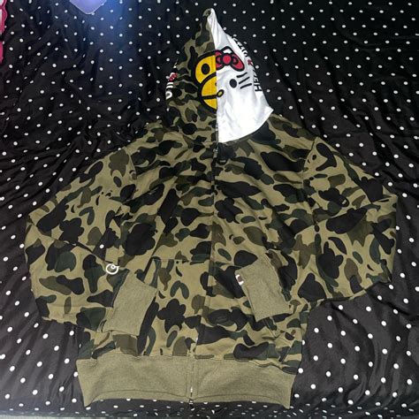 Hello Kitty Bape Hoodie never worn message me for... - Depop