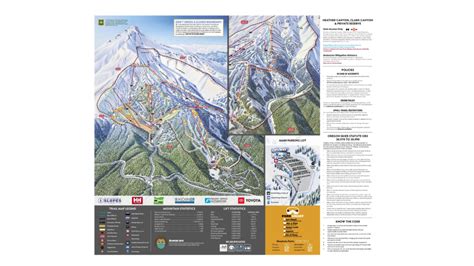 Mt. Hood Meadows Ski Map & Resort Information - Free Piste Map