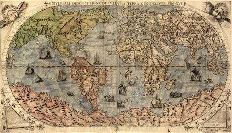 Amazing Maps: Classic Old World Map