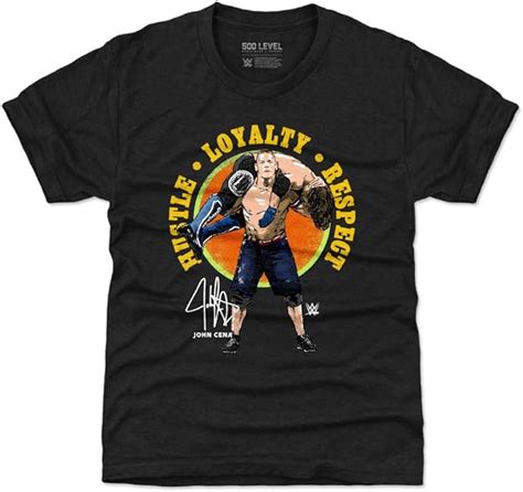 Amazon.com : 500 LEVEL John Cena WWE Kids Shirt - John Cena Hustle ...