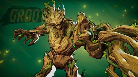 Groot Marvel Rivals 4K #693a Wallpaper PC Desktop