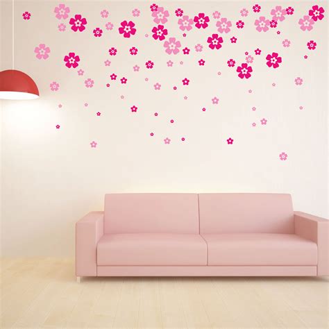 40 x Small Flower Wall Stickers 8913 - Stickers Wall