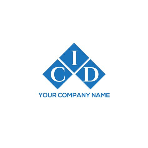 CID letter logo design on WHITE background. CID creative initials ...