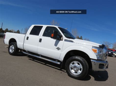 2011 Ford F - 250 Crew Cab Diesel Xlt 4x4 Short Bed 6. 7 All Power All Orig