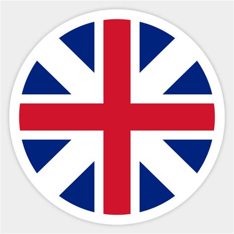 Great Britain Flag v2 - Great Britain Flag - Sticker | TeePublic