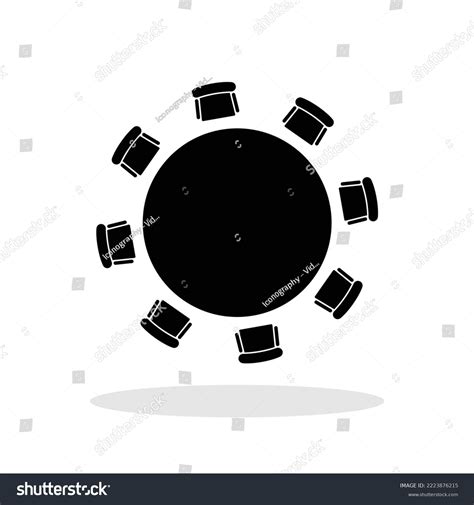 Round Table Icon 10 Images: Browse 1,921 Stock Photos & Vectors Free Download with Trial ...