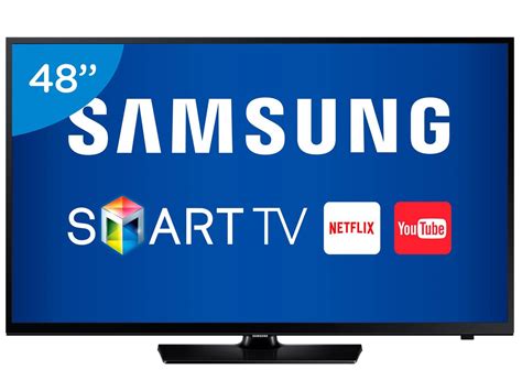 Smart TV LED 48" Samsung UN48H4203AG HDTV Conversor Integrado 2 HDMI 1 ...