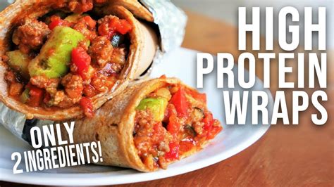 2-Ingredient High protein wraps I RECIPE - YouTube