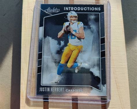 Justin Herbert Rookie Introductions 2020 Absolute Football Card Panini ...