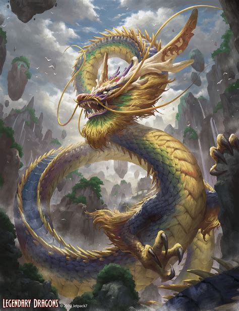 Kundal, The Rainbow Dragon by Kevin Sidharta : r/ImaginaryDragons