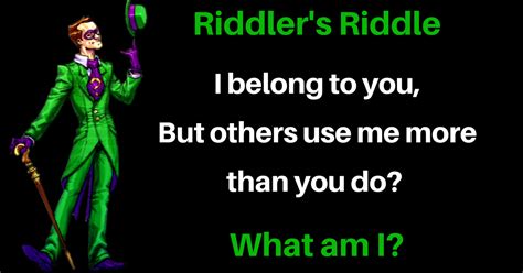 Riddler's Riddle: What Belongs To You - Bounding Into Comics