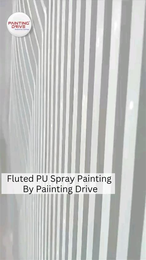 Amazing fluted PU paint | Wood polish, Flute, Painting