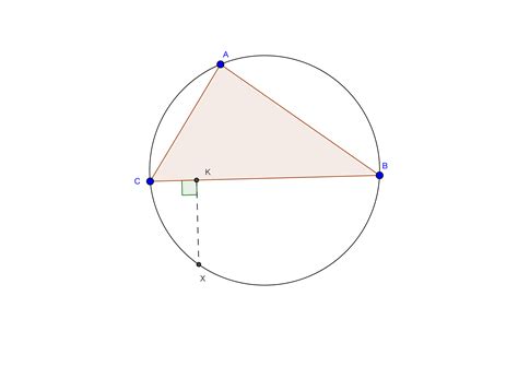 A contest geometry problem - a triangle and center of an arc - Mathematics Stack Exchange