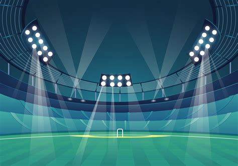 Cricket Stadium Background Vector Flat Illustration 3 - vrogue.co