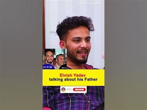 Elvish Yadav and his Father Relation ?🤔🤔 - YouTube