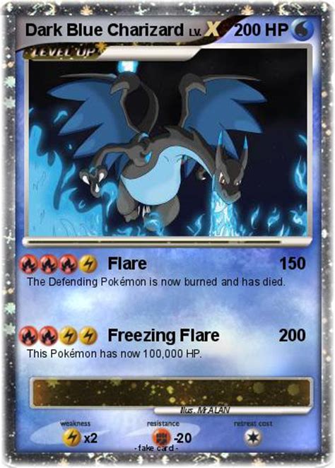 Pokémon Dark Blue Charizard - Flare - My Pokemon Card