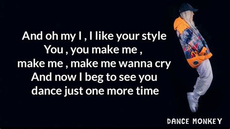 [View 25+] Youtube Dance Monkey Lyrics Clean