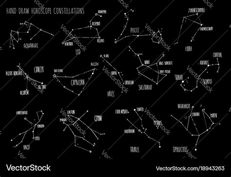 Constellation Drawing Animal / Constellations print - Chandler O'Leary - 42 animals, 28 objects ...