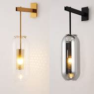 HERRERA Glass Wall Light for Bedroom, Study & Living Room ...