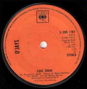 O'Jays* - Love Train (1973, Solid Centre, Vinyl) | Discogs