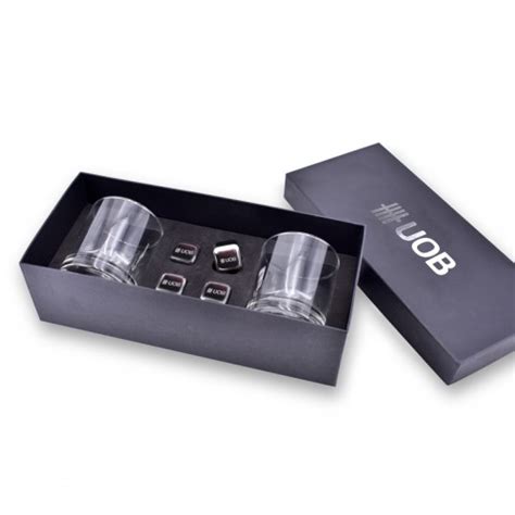 Whisky Glass and Ice Cubes Gift Set - Premium Corporate Gifts