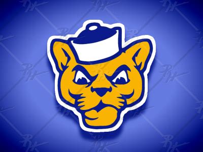 Vintage Style Pitt Panthers Mascot (Classic Colors Flipped) by Ross ...