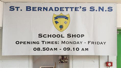 School Shop – St. Bernadette's Senior National School