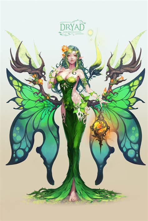 Dryad Character Concept art, byung joon lee on ArtStation at https ...