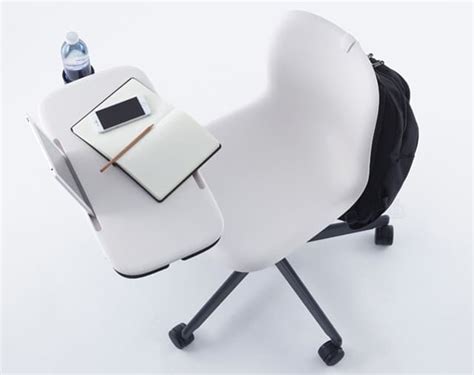 SixE Learn Ergonomic Chair With Integrated Desk – Vurni