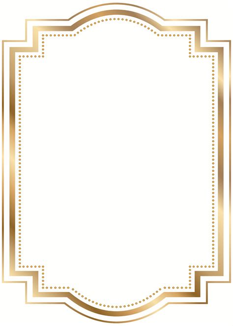 Gold Frame, Picture Frame - Photo Frame Transparent Image and Clipart | Clip art, Clip art ...