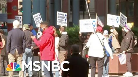 Chicago Protesters Call For End To Illinois Coronavirus Lockdown ...