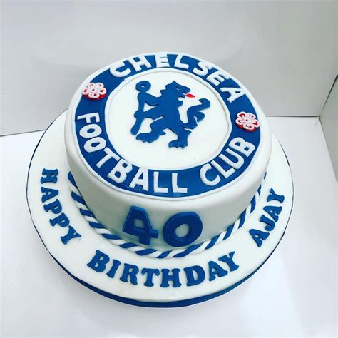 Chelsea Football Team, Football Cakes, Happy 40th, Jane, Birthday Cake, Teams, Sport, Food, Cookies