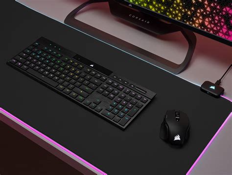 CORSAIR K100 RGB AIR Wireless Ultra-Thin Mechanical Gaming Keyboard ...