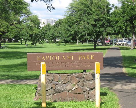 Kapiolani Park – The Largest and Oldest Public Park in Hawaii | Only In ...