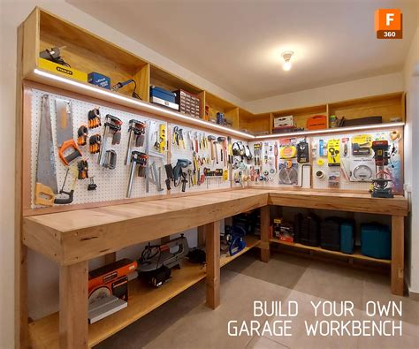 Instructables - Learn how to build this garage workbench...