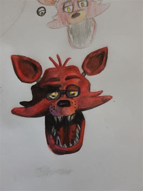 rate this pls (with colored pencils) :) : r/fivenightsatfreddys