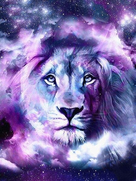 Galaxy Lion Paint By Numbers - Numeral Paint Kit