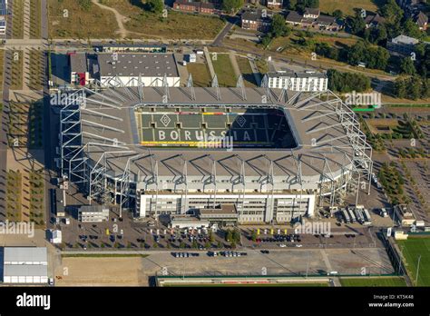 Borussia-Park, the stadium of Borussia Mönchengladbach, Bundesliga ...