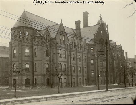 Loretto Abbey (1865-1930), Wellington Street West, south side, west of Spadina Avenue, Toronto ...