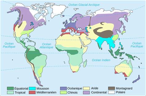 Le climat océanique » Vacances - Arts- Guides Voyages