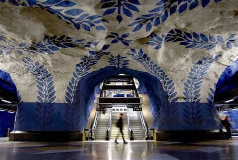 Beautiful Stockholm Subway Art