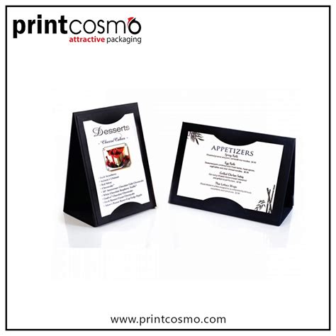 Custom Table Tents & Table Tent Printing | PrintCosmo