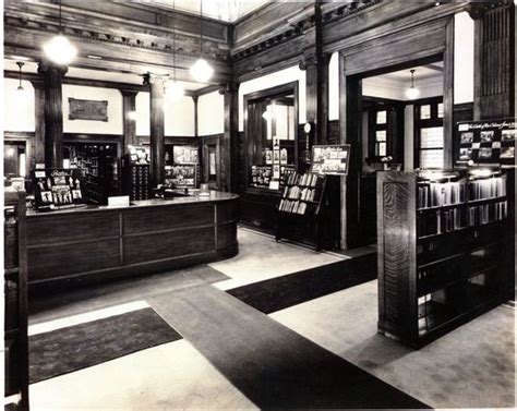 Willard Library Circulation Department in old building circa 1937 ...