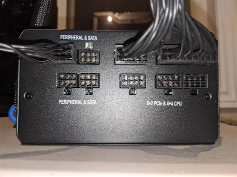 Corsair RM650X, not clear which port is CPU and which is PCIe : r/buildapc