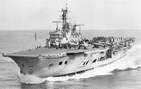 HMS Ark Royal (R09) was a Audacious-class aircraft carrier of the ...