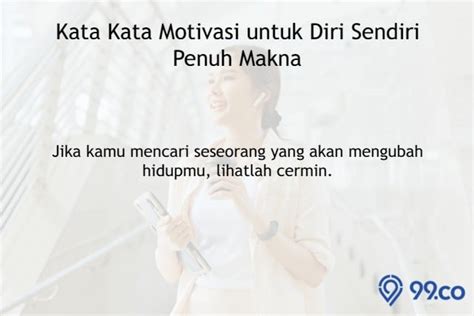 40 Kata Kata Motivasi Untuk Diri Sendiri Penuh Makna Bikin Semangat ...